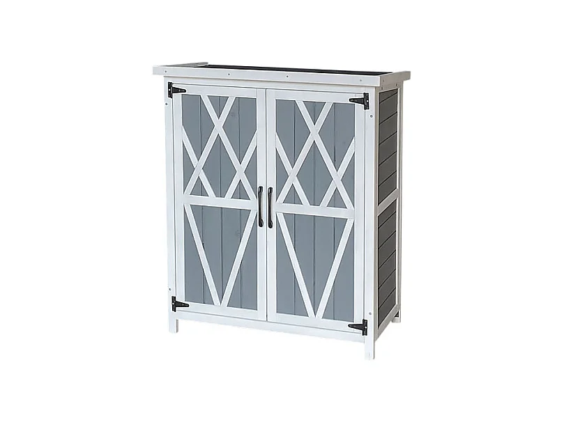 Home Deluxe Armoire de jardin en bois YANA - M