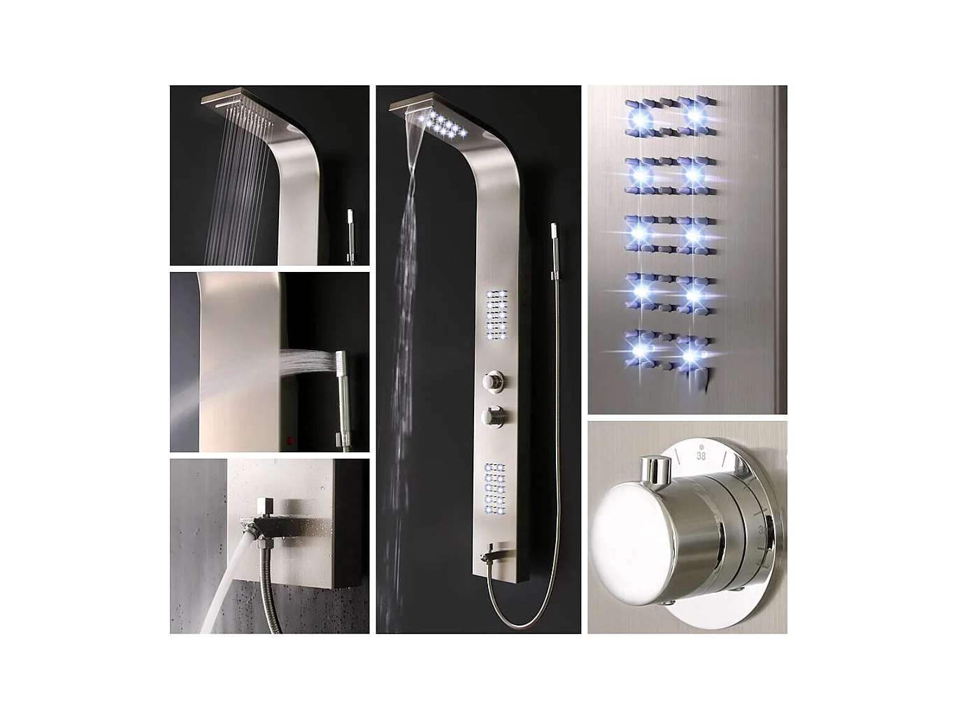 Home Deluxe Panneau de douche ORINOCO