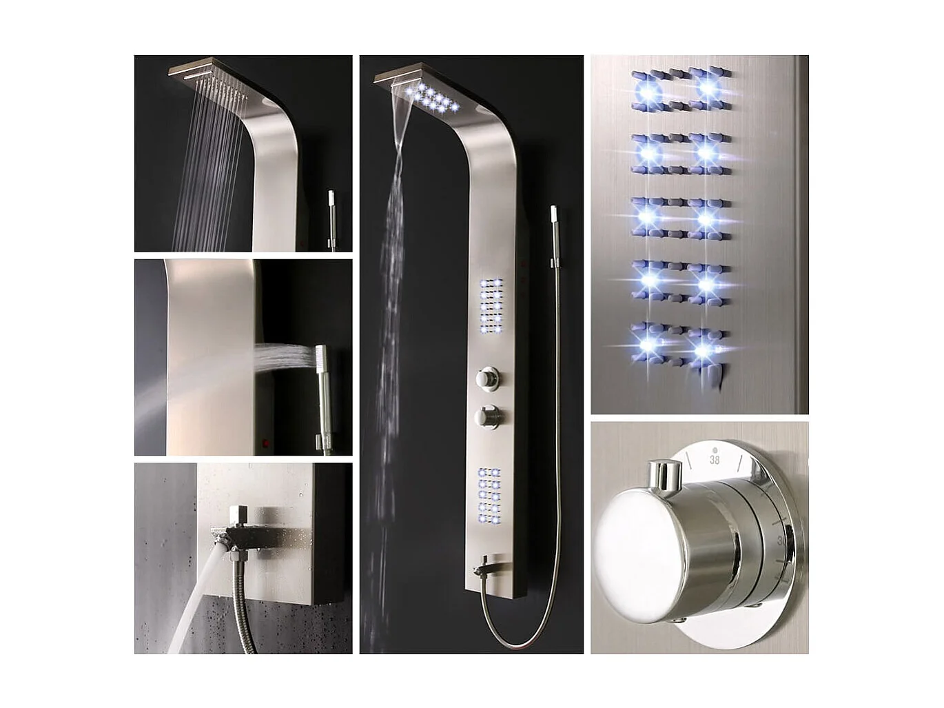 Home Deluxe Panneau de douche ORINOCO