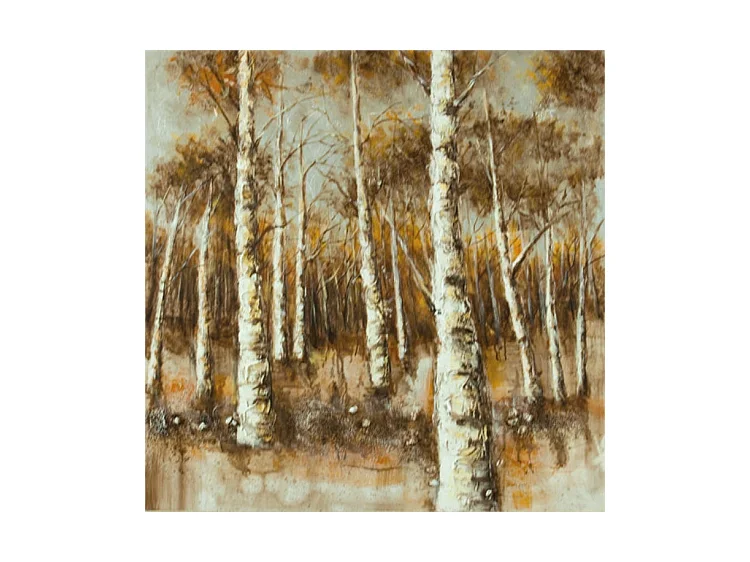 Trees,  Olio su tela   (3.5cm X 140cm H. 70cm)| Duzzle
