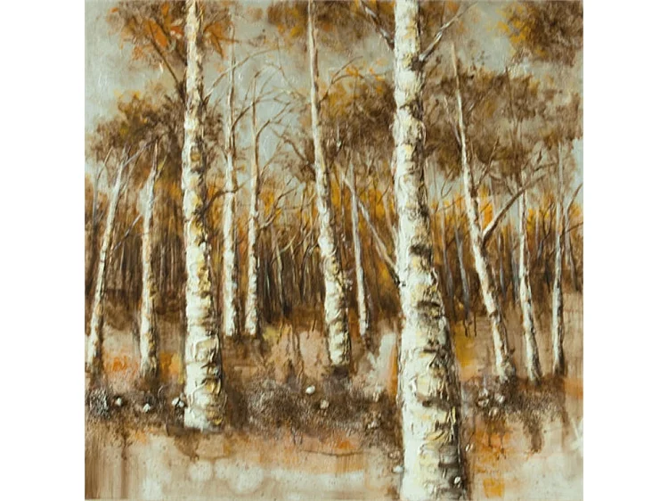 Trees,  Olio su tela   (3.5cm X 140cm H. 70cm)| Duzzle