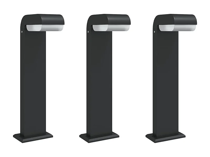 Lampade da terra per esterno 3pz alluminio pressofuso nero 02_0042563
