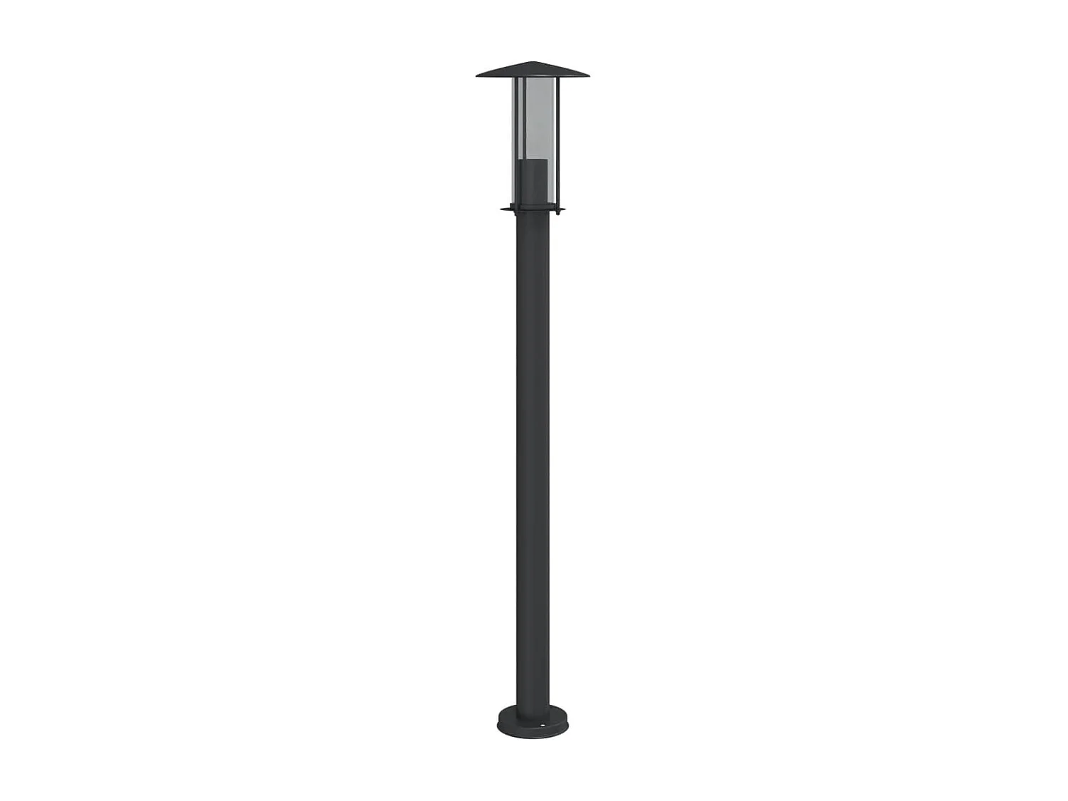 Lampade da terra per esterno 3 pz 100 cm acciaio inox nero 02_0042545