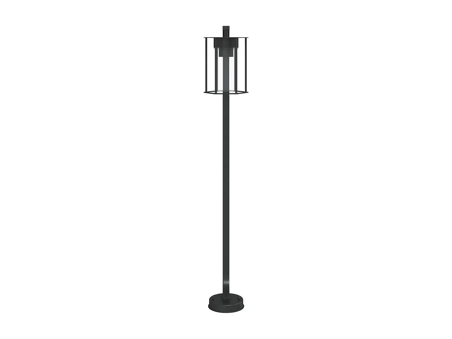 Lampade da terra per esterno 3 pz 100 cm acciaio inox nero 02_0042544