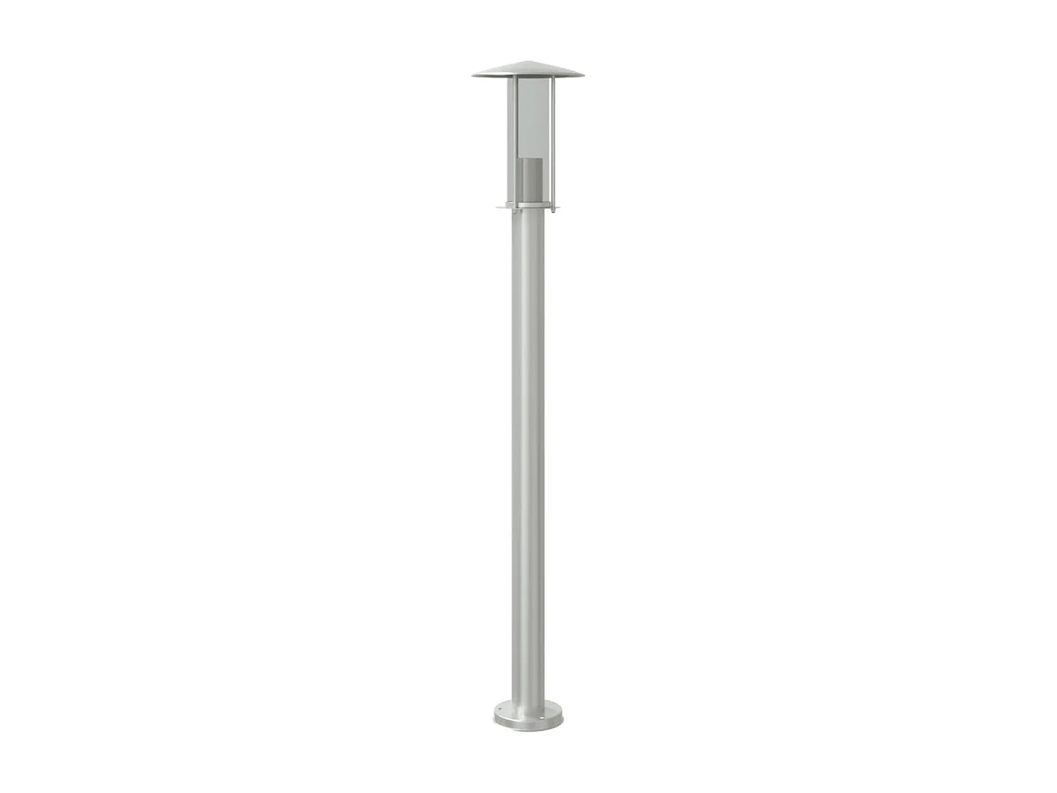 Lampada da terra per esterno Silver 100 cm acciaio inox Silver 02_0042514