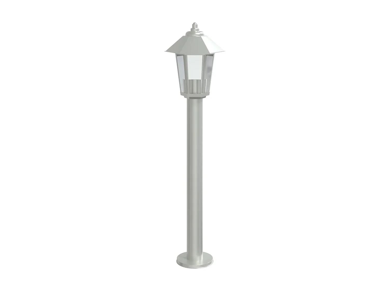 Lampada da terra per esterni Silver 80 cm in acciaio inox Silver 02_0042519