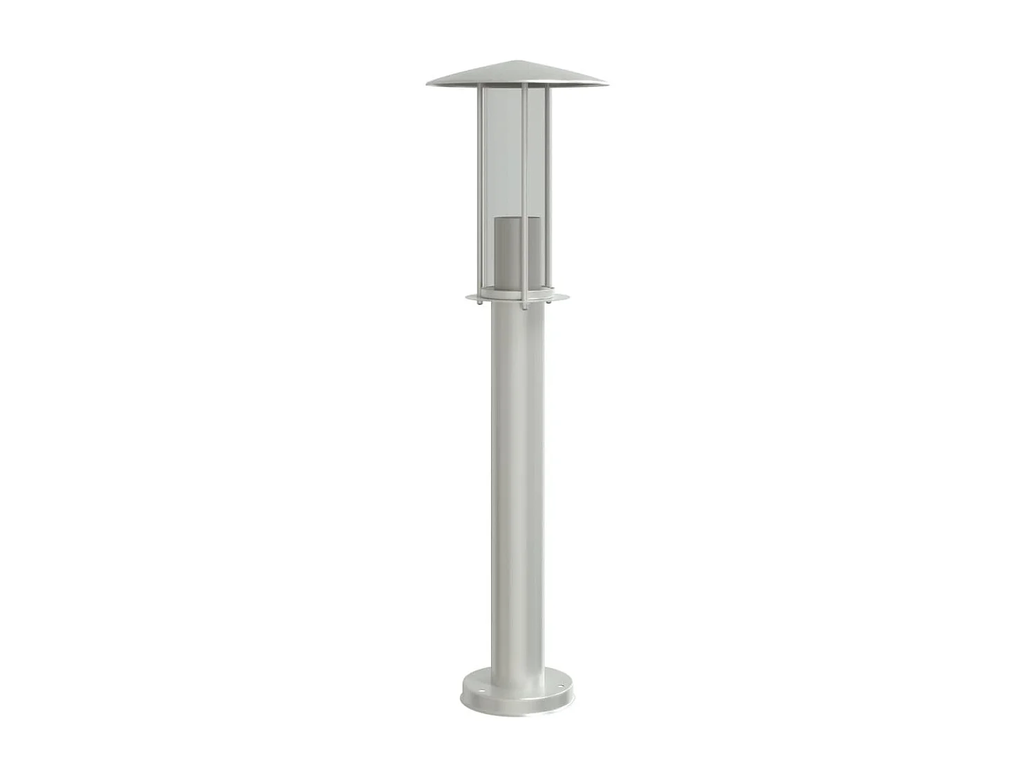 Lampada da terra per esterno Silver 60 cm in acciaio inox Silver 02_0042518