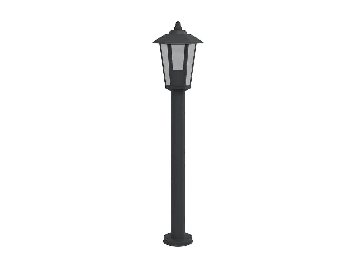 Lampade da terra per esterno 3 pz 80 cm acciaio inox nero 02_0042553