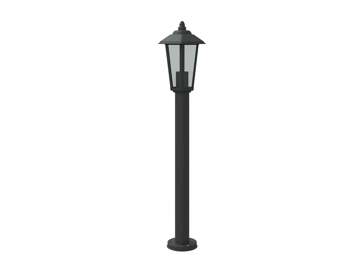 Lampade da terra per esterno 3 pz 80 cm acciaio inox nero 02_0042553