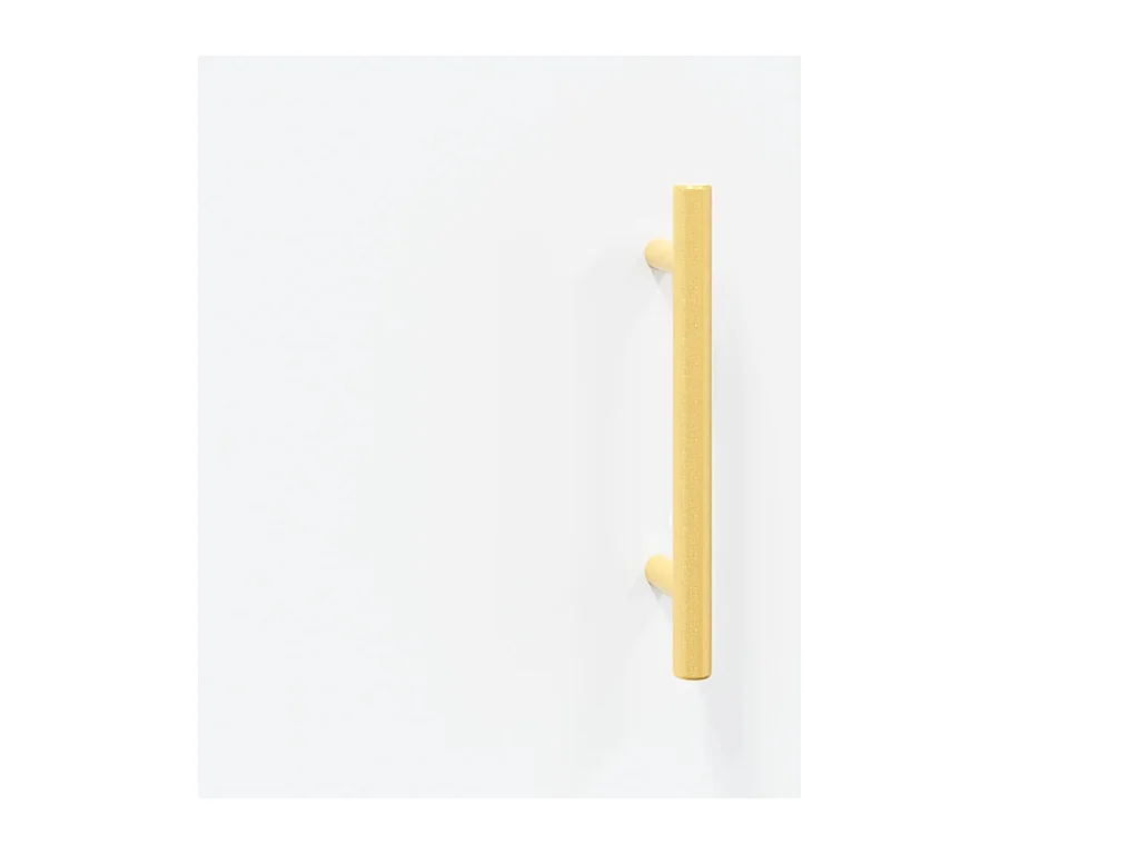 Meuble TV multimédia étagère bois blanc 150 x 30 x 50 cm 02_0025992