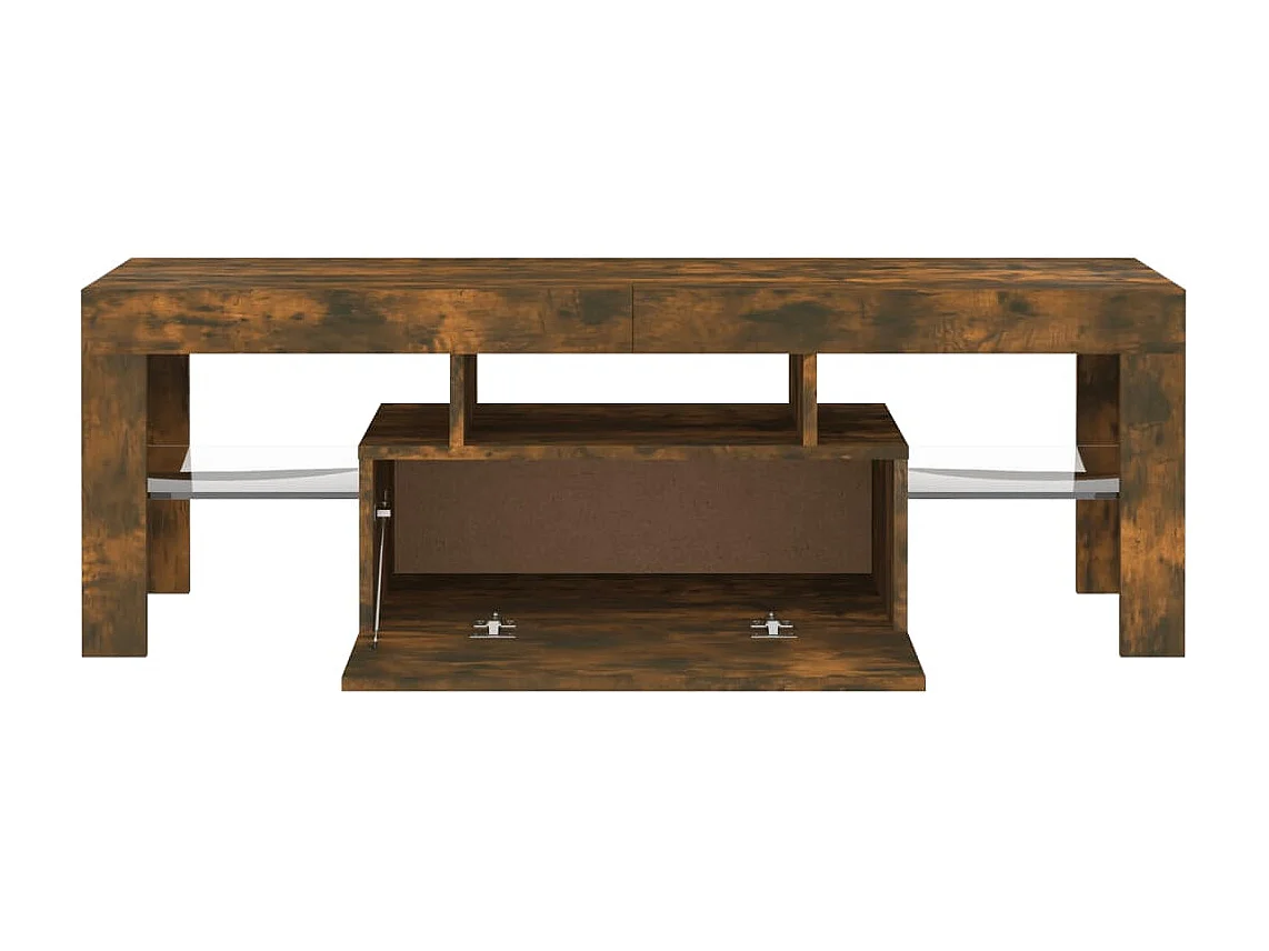 Meuble TV multimédia étagère marron 120 x 35 x 40 cm 02_0026717