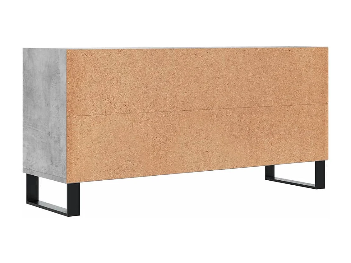 Mueble TV multimedia Estante TV Aparador TV Comedor Salón Dormitorio 1035 x 30 x 50 cm Madera de ingeniería gris 02_0025644