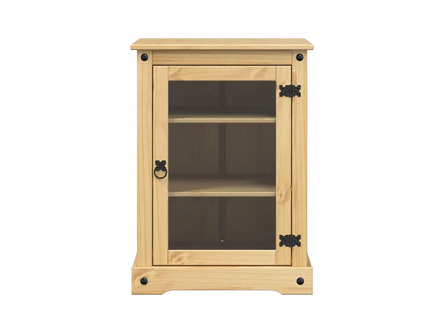 Meuble TV multimédia étagère bois marron 60 x 50 x 82 cm 02_0025428