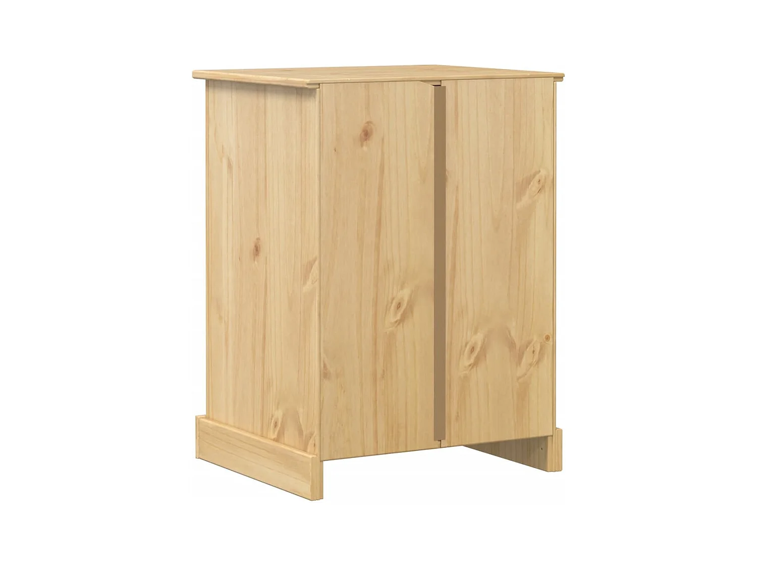 Meuble TV multimédia étagère bois marron 60 x 50 x 82 cm 02_0025428