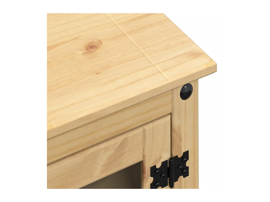 Meuble TV multimédia étagère bois marron 60 x 50 x 82 cm 02_0025428