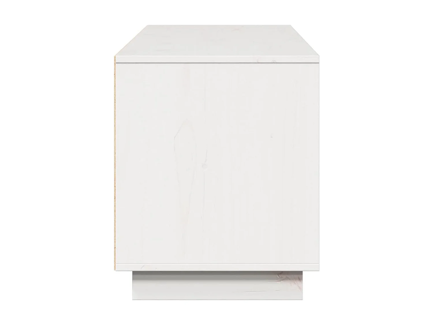 Mueble TV multimedia Estante TV Aparador TV Comedor Salón Dormitorio 156 x 37 x 45 cm Madera maciza de pino blanco 02_0026040