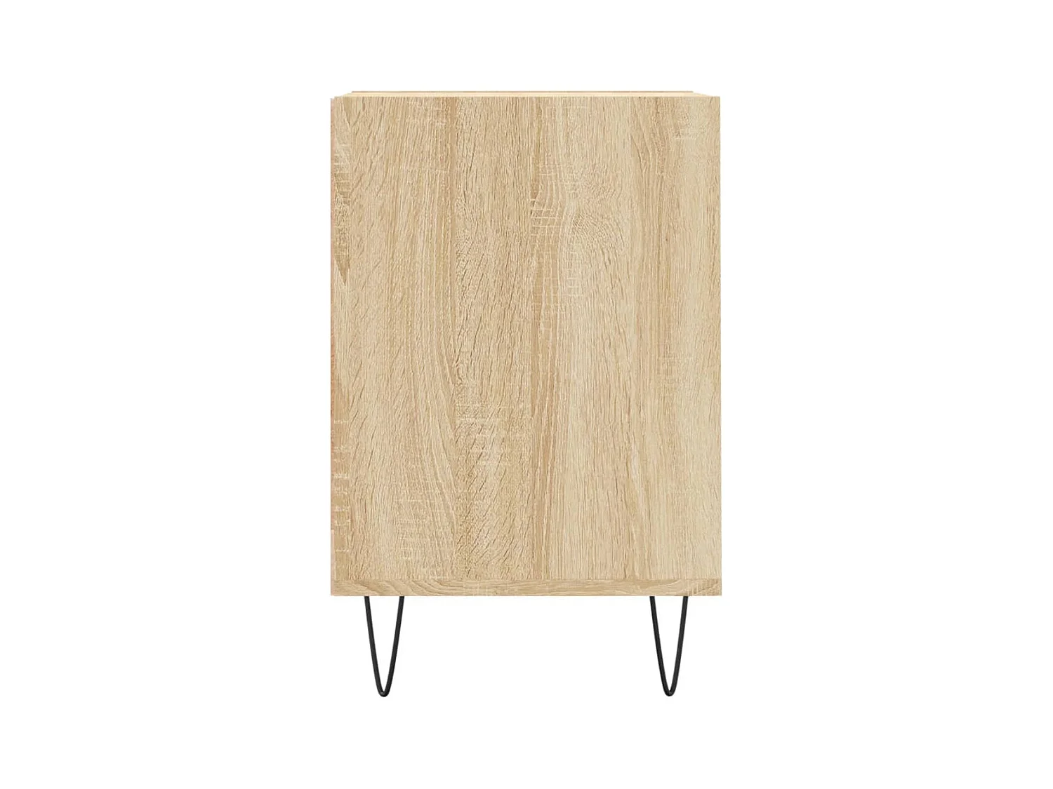 Meuble TV multimédia étagère bois marron 100 x 35 x 55 cm 02_0027426