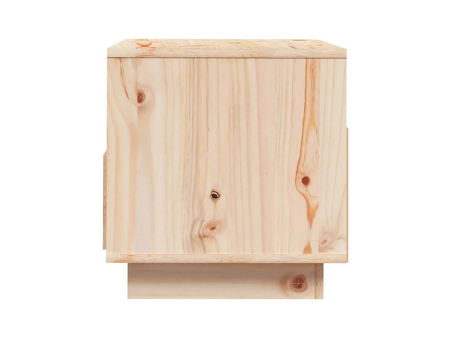 Meuble TV multimédia étagère bois marron 60 x 35 x 37 cm 02_0026138