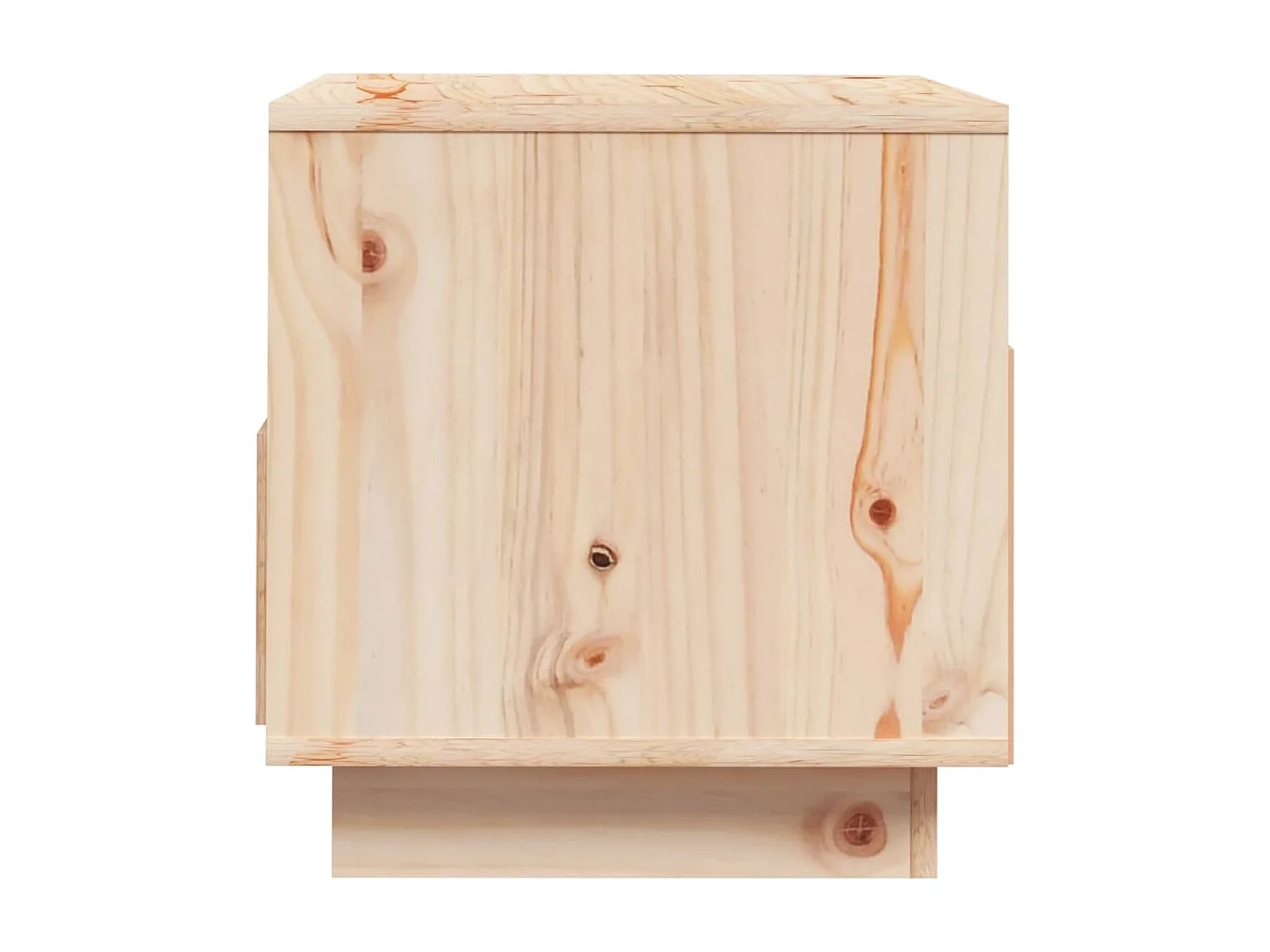 Mobile TV multimediale scaffale TV credenza TV sala da pranzo soggiorno camera da letto 60 x 35 x 37 cm legno massello di pino marrone 02_0026138