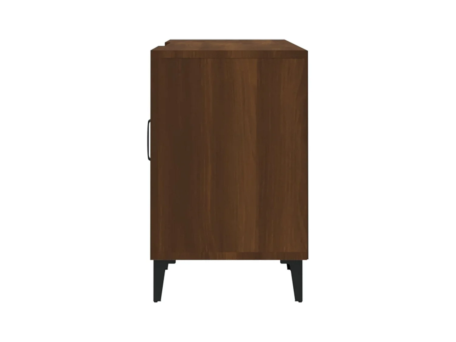 Meuble TV multimédia étagère bois marron 150 x 30 x 50 cm 02_0027174