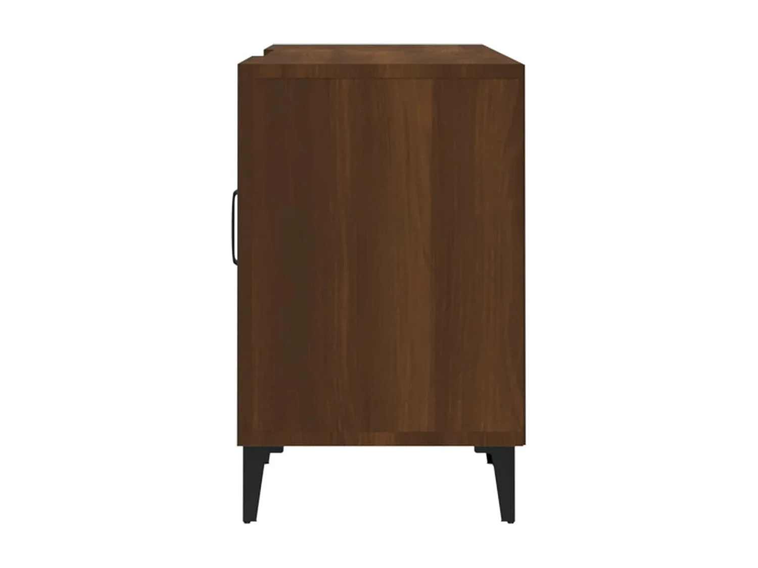 Móvel de TV multimídia prateleira de TV aparador de TV sala de jantar sala de estar quarto carvalho 150 x 30 x 50 cm madeira de engenharia marrom 02_0027174