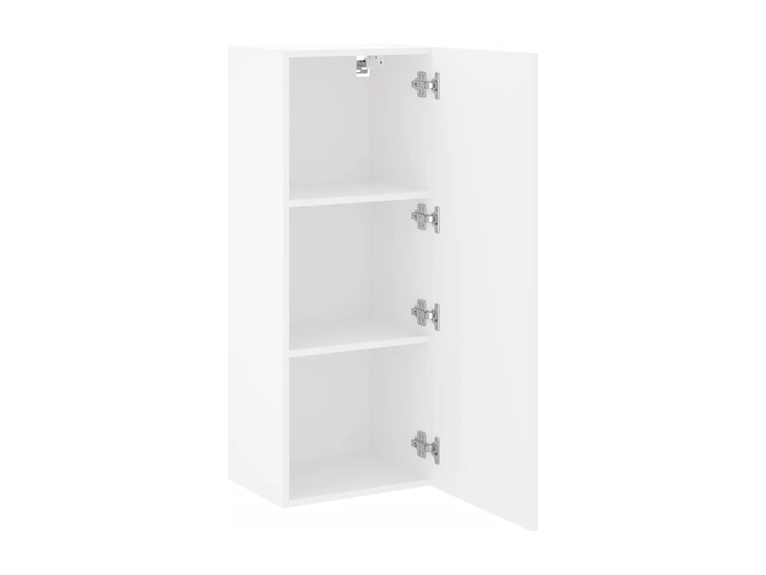 Mobile TV multimediale mensola TV credenza TV sala da pranzo soggiorno camera da letto montaggio a parete 405 x 30 x 102 cm legno ingegnerizzato bianco 02_0027777