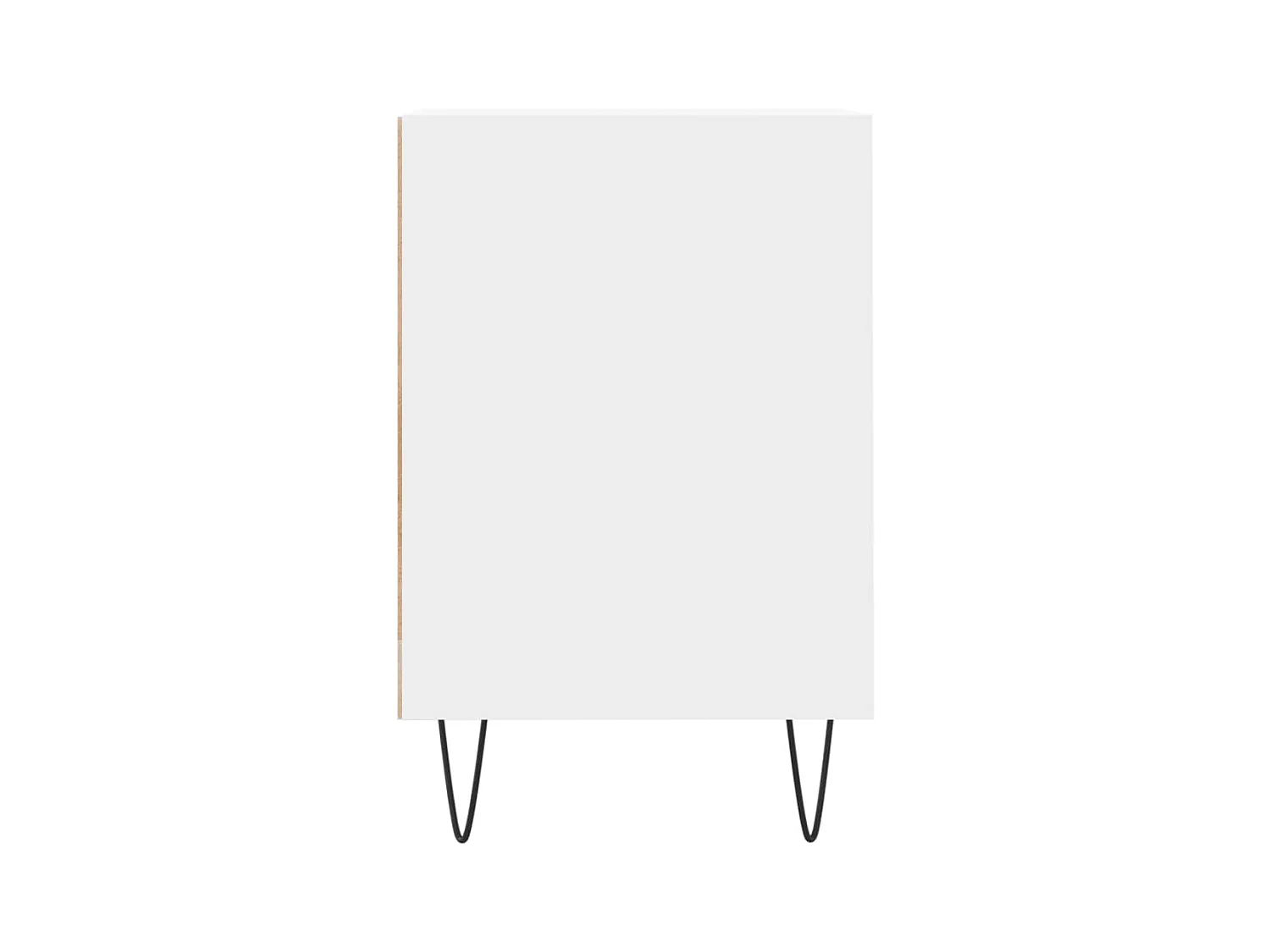 Mueble TV multimedia estantería para televisión buffet para televisión comedor salón dormitorio 100 x 35 x 55 cm madera contrachapada blanco 02_0025508