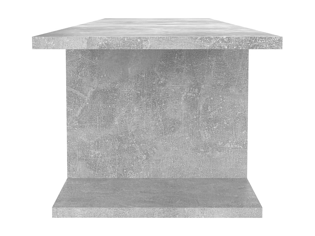 Mobile TV multimediale scaffale TV credenza TV sala da pranzo soggiorno camera da letto parete 103 x 30 x 265 cm grigio 02_0027746