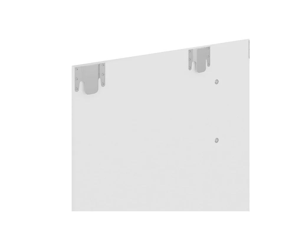 Mueble de TV multimedia Estante de TV Aparador de TV Comedor Sala de estar Dormitorio Montado en la pared 120 x 235 x 90 cm Madera de ingeniería blanca 02_0027748