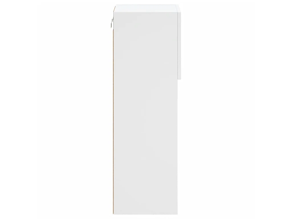 Suporte multimídia para TV prateleira para TV aparador móvel para TV para sala de jantar sala de estar quarto com luzes LED 30,5 x 30 x 90 cm branco 02_0026590