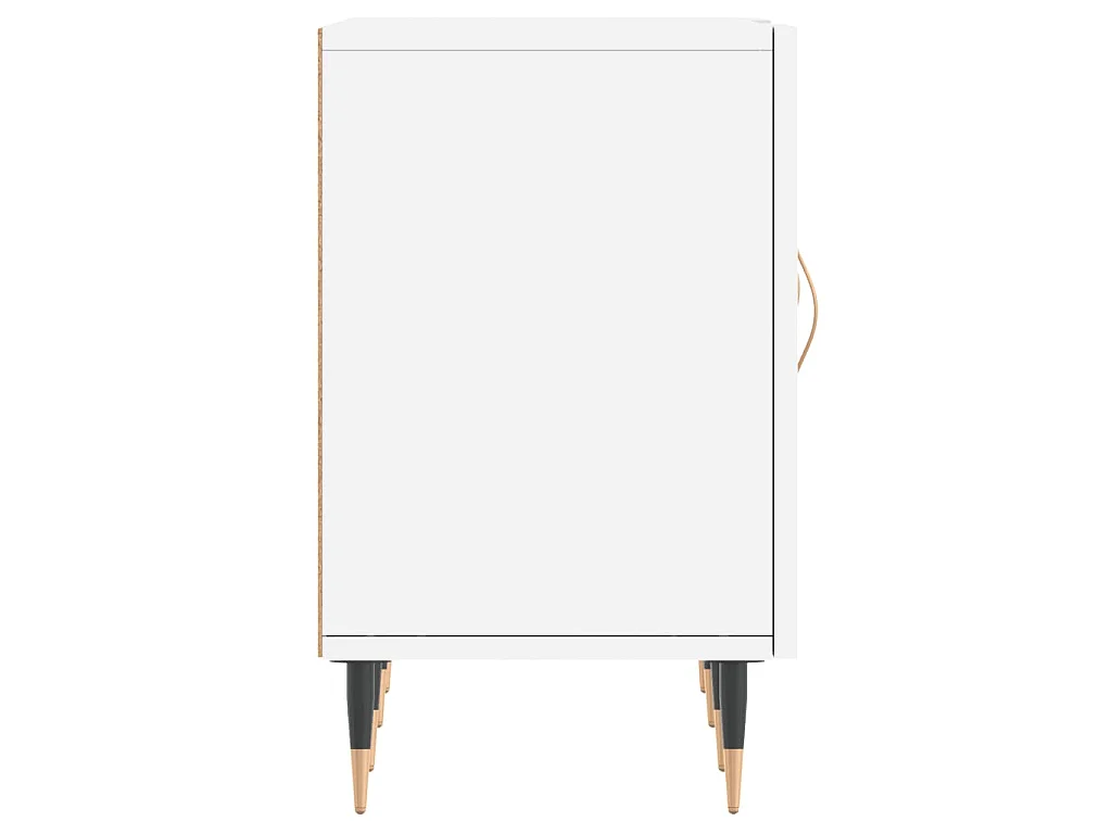 Suporte para TV multimídia prateleira para TV aparador armário para TV sala de jantar sala de estar quarto 150 x 30 x 50 cm madeira engenheirada branca 02_0025990
