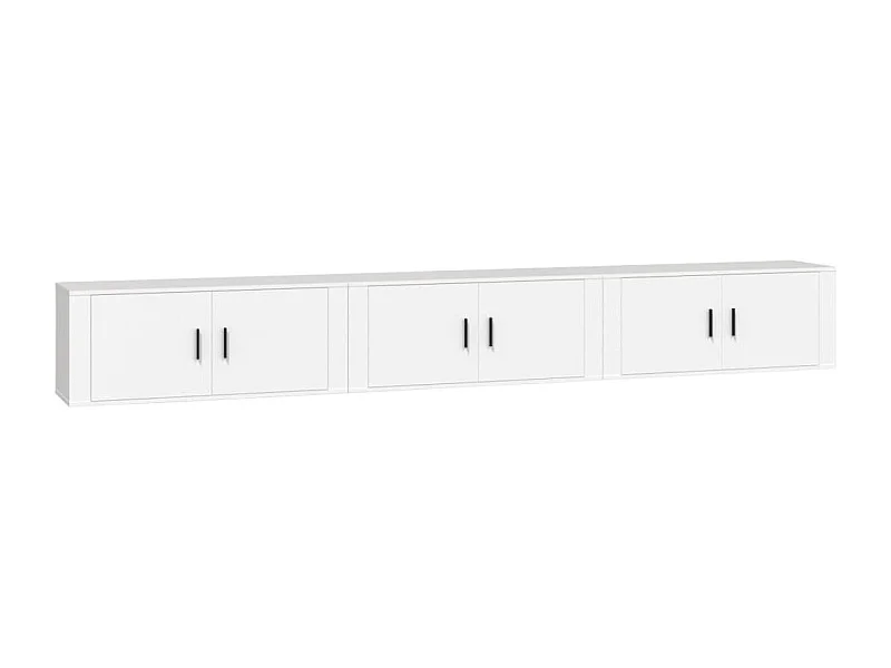 Meubles TV muraux multimédia blanc 100 x 34.5 x 40 cm 02_0029033