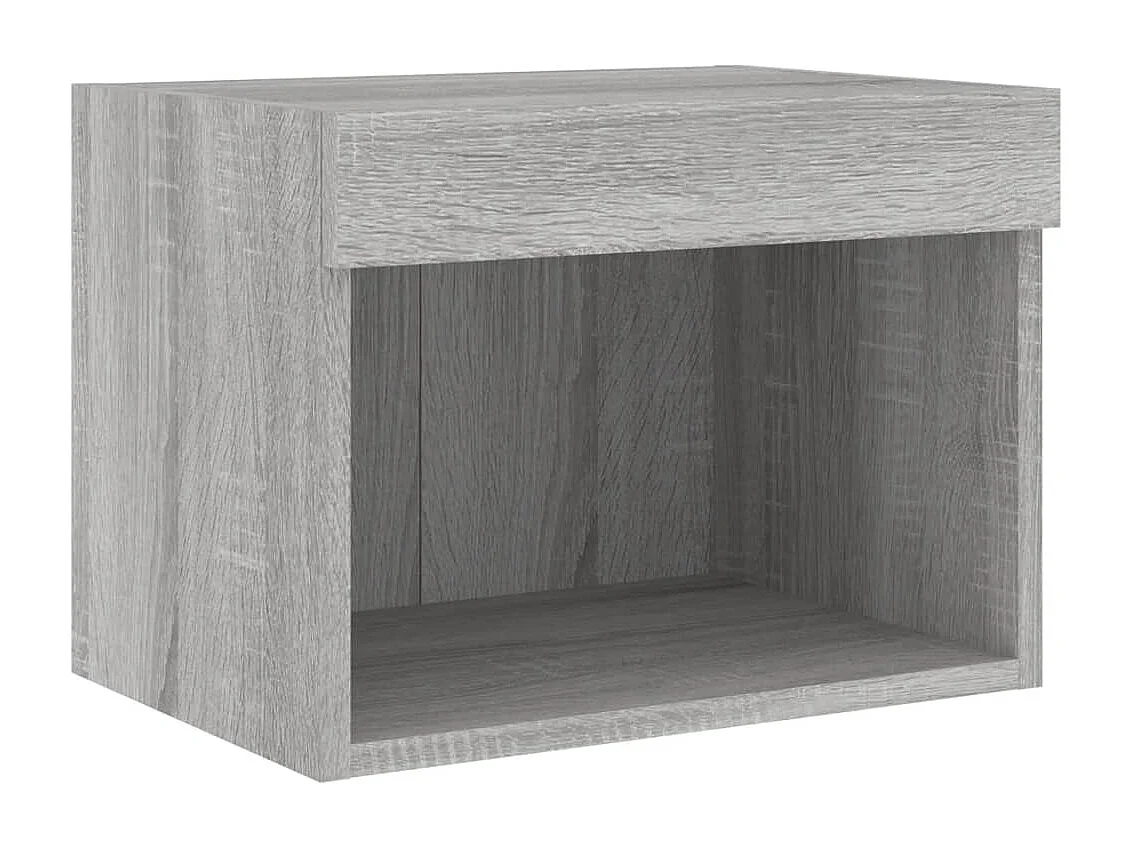 Suporte de TV multimídia prateleira de TV buffet de TV sala de jantar sala de estar quarto com LED 5 peças Sonoma madeira projetada cinza 02_0029423