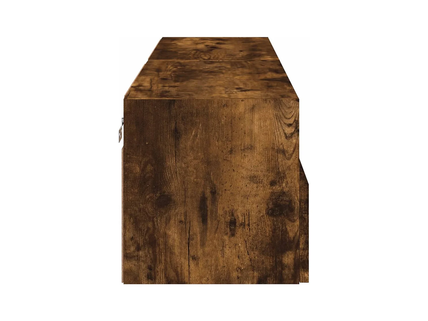 Muebles de TV de pared Estante multimedia Aparador TV Comedor TV Salón Dormitorio 2 piezas Roble ahumado 60 x 30 x 30 cm Madera de ingeniería marrón 02_0028987