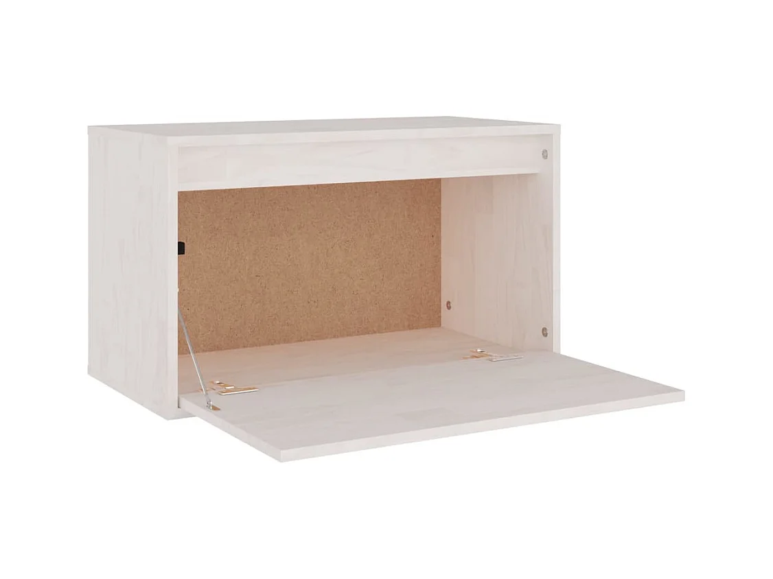 Meubles TV multimédia étagère bois blanc 180 x 30 x 35 cm 02_0028664