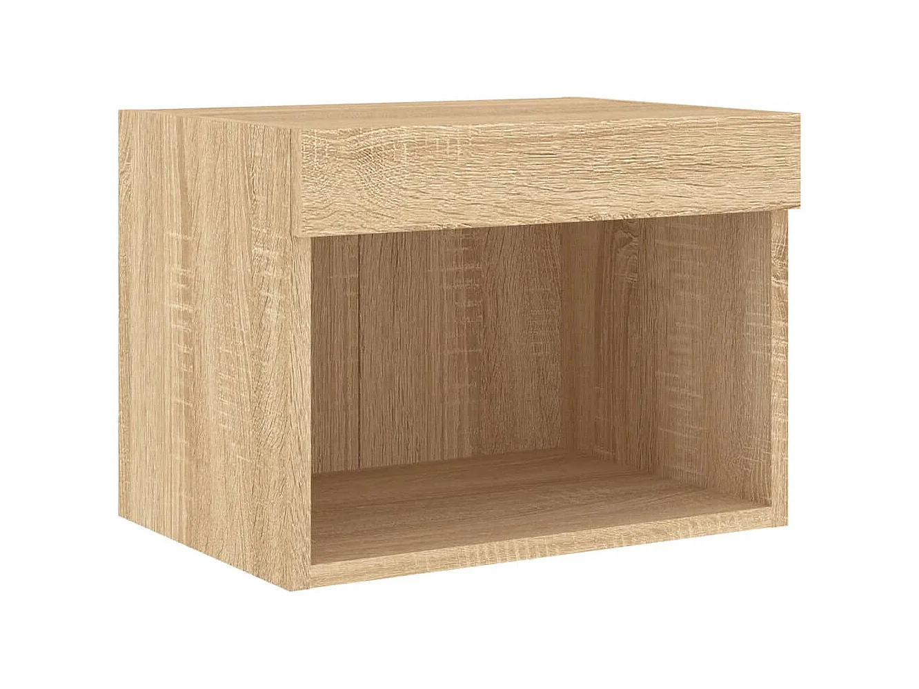 Mueble de TV multimedia estante para TV aparador de TV comedor sala de estar dormitorio con LED 8 piezas madera de ingeniería de roble Sonoma marrón 02_0029481