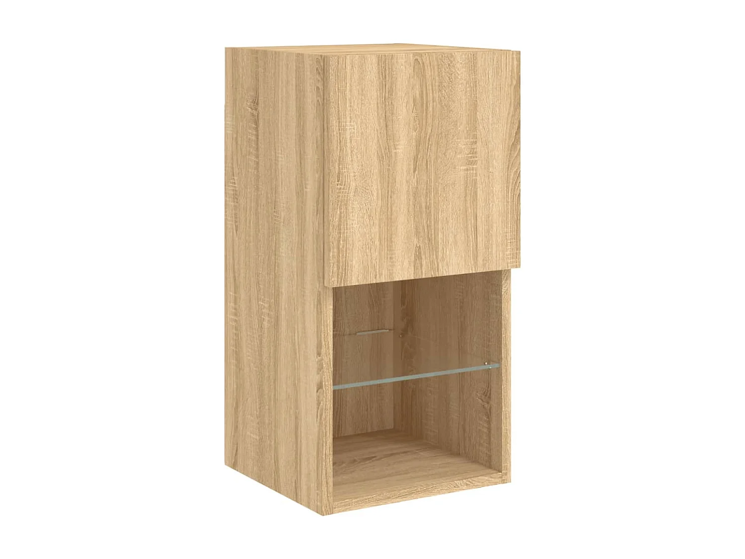 Mueble de TV multimedia estante para TV aparador de TV comedor sala de estar dormitorio con LED 8 piezas madera de ingeniería de roble Sonoma marrón 02_0029481