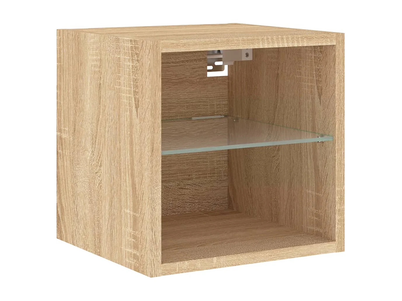 Mueble de TV multimedia estante para TV aparador de TV comedor sala de estar dormitorio con LED 6 piezas madera de ingeniería de roble Sonoma marrón 02_0029458