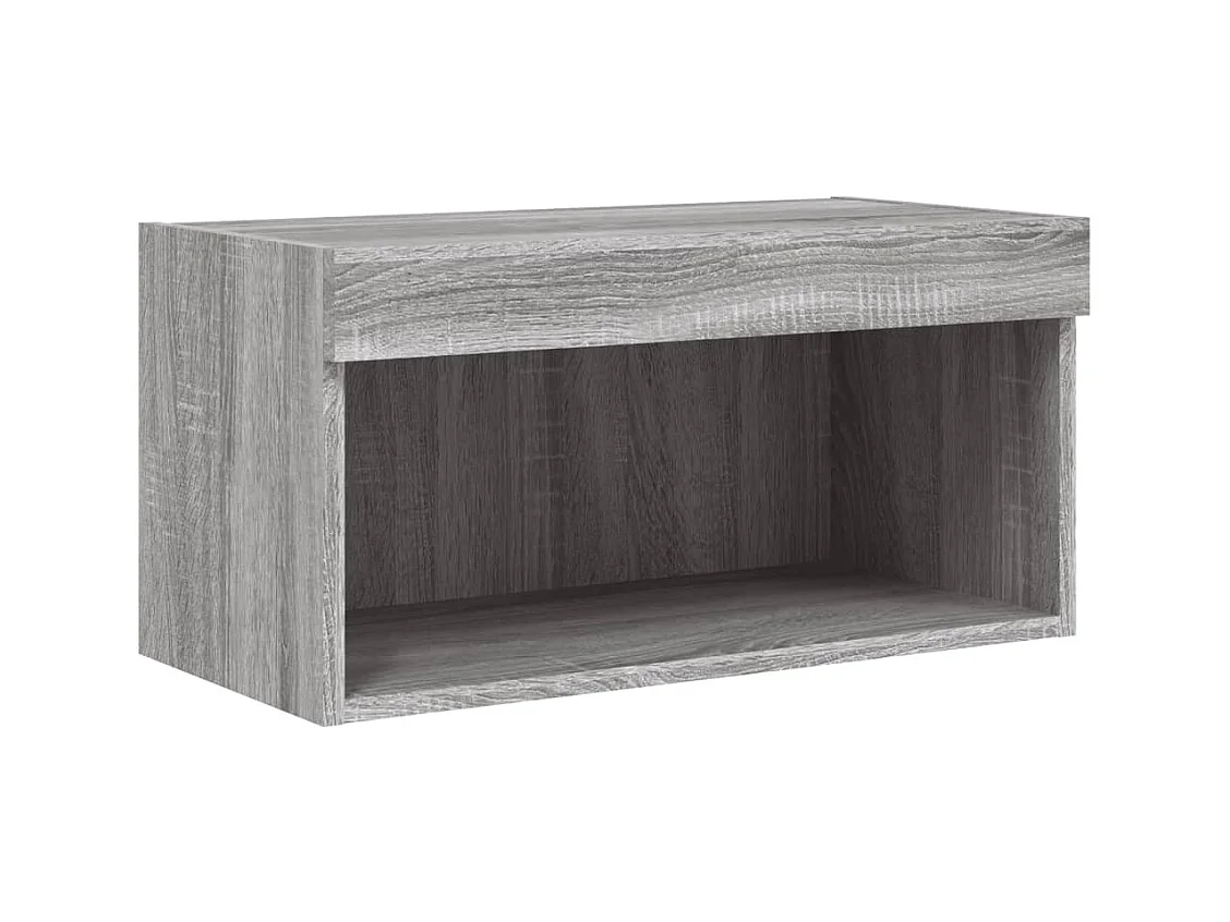 Meubles TV multimédia étagère bois marron 60 x 30 x 30 cm 02_0029483