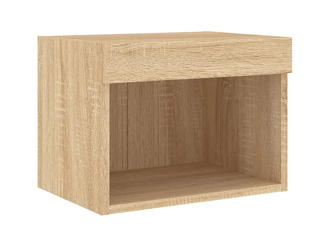 Meubles TV multimédia étagère bois marron 100 x 30 x 30 cm 02_0029419