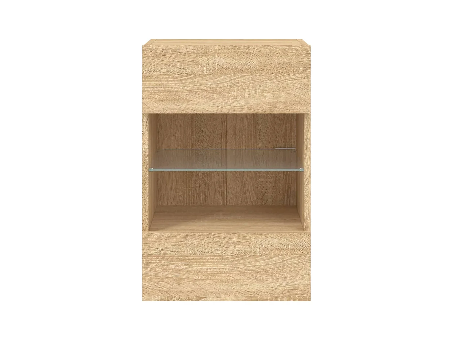 Mobili TV da parete scaffale multimediale credenza TV sala da pranzo soggiorno camera da letto luci LED 2 pezzi rovere Sonoma 40 x 30 x 605 cm marrone 02_0029174