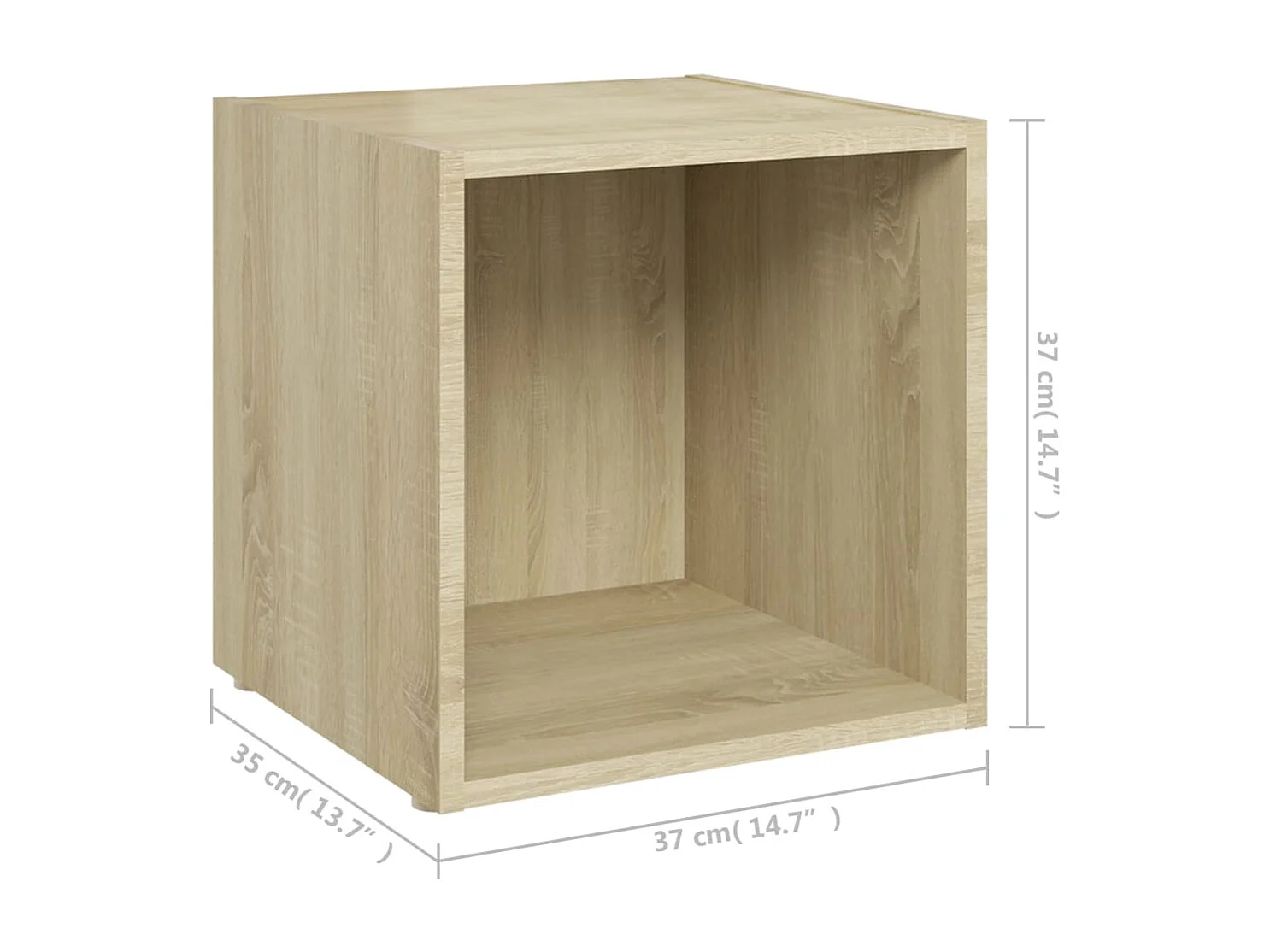 Conjunto de muebles mueble aparador TV televisión salón dormitorio 8 piezas roble sonoma madera de ingeniería marrón 02_0025303