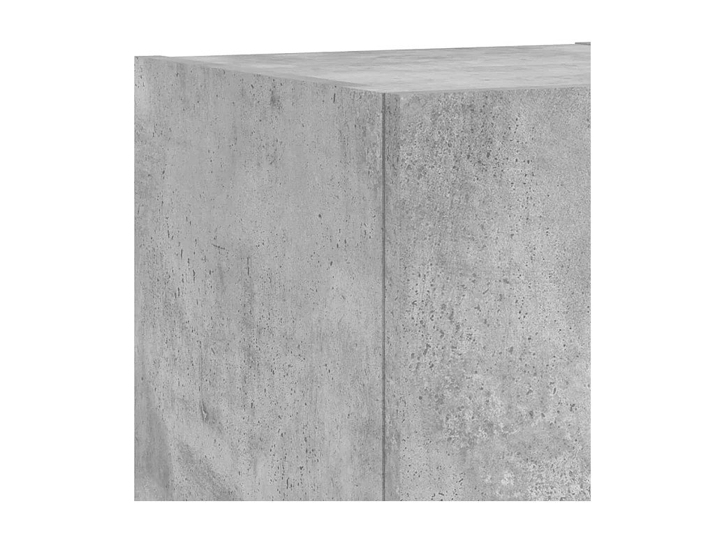 Meuble TV multimédia étagère grise 100 x 35 x 31 cm 02_0028197