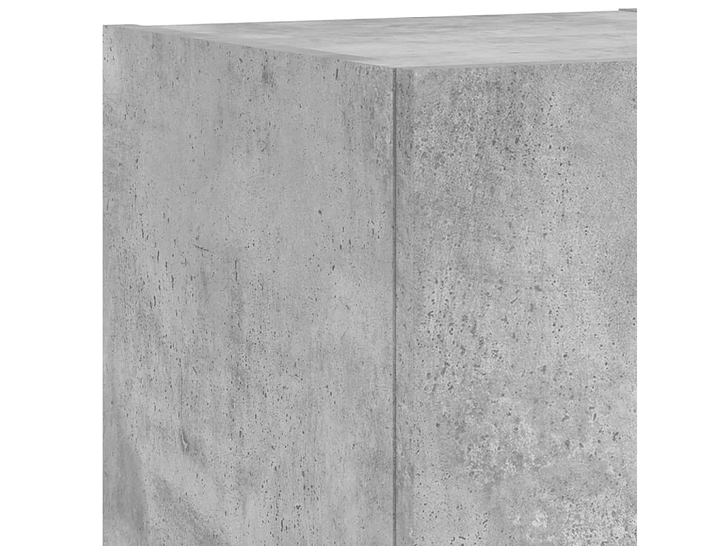 Mobile TV multimediale scaffale per televisione televisione buffet sala da pranzo soggiorno camera da letto a parete x 3 pezzi con luci LED grigie 02_0028197