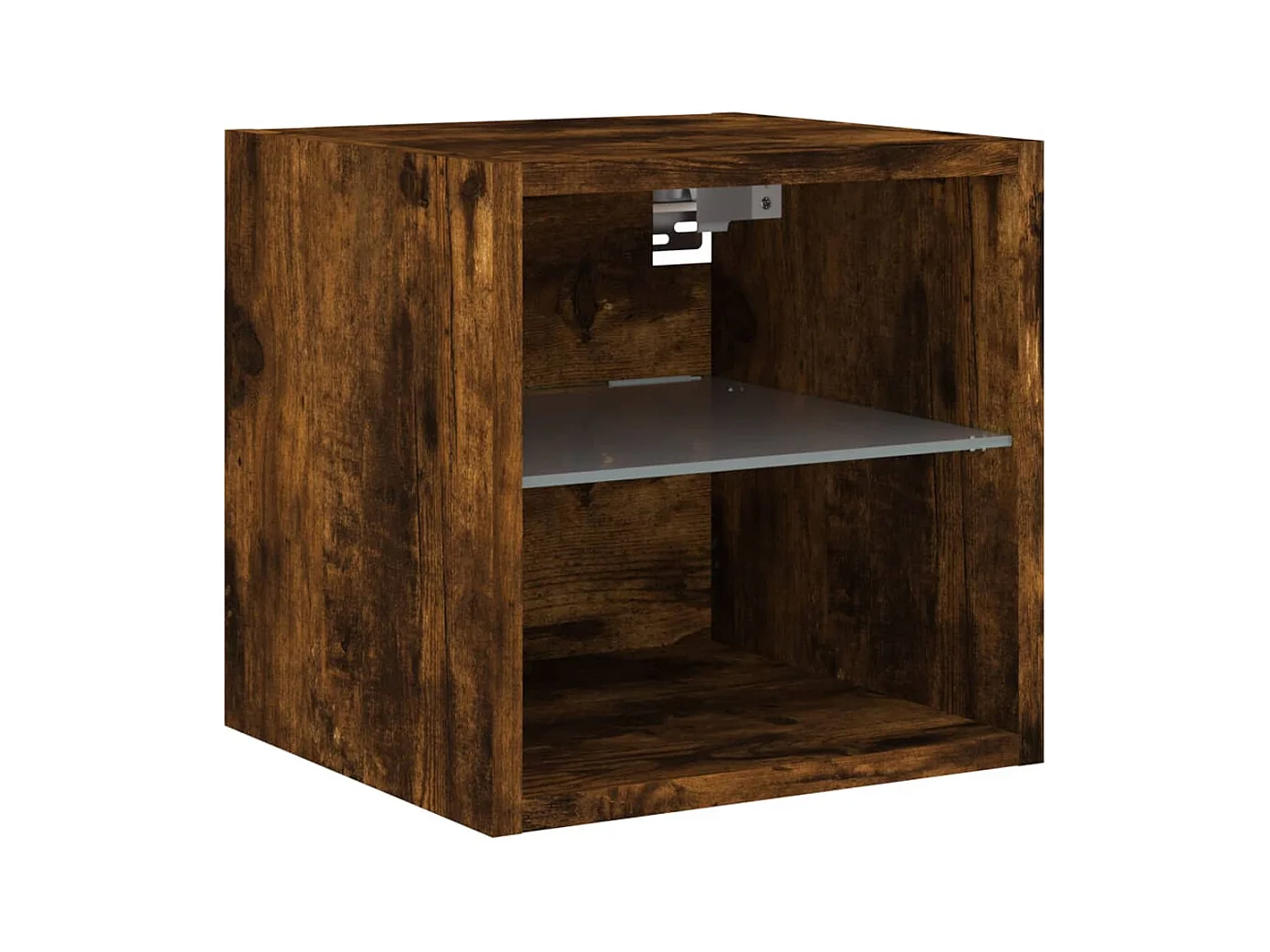 Meubles TV multimédia étagère bois marron 40 x 30 x 30 cm 02_0029480