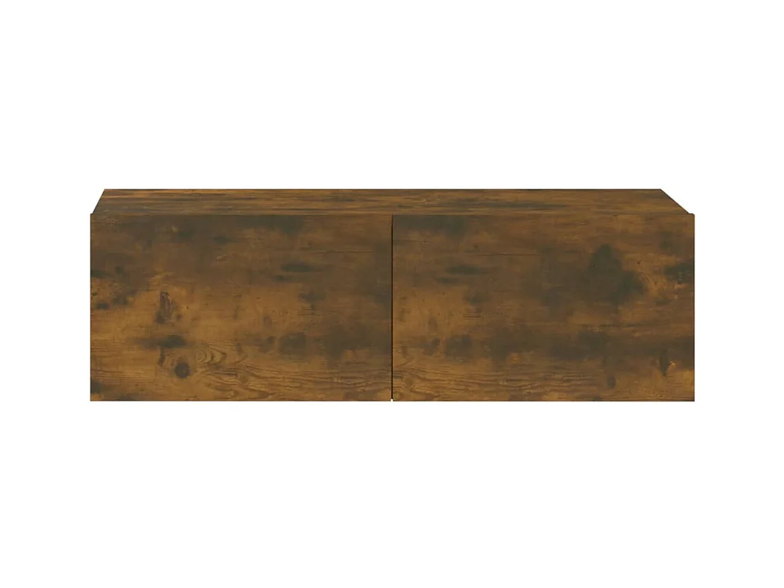 Meubles TV muraux multimédia marron 100 x 30 x 30 cm 02_0029077