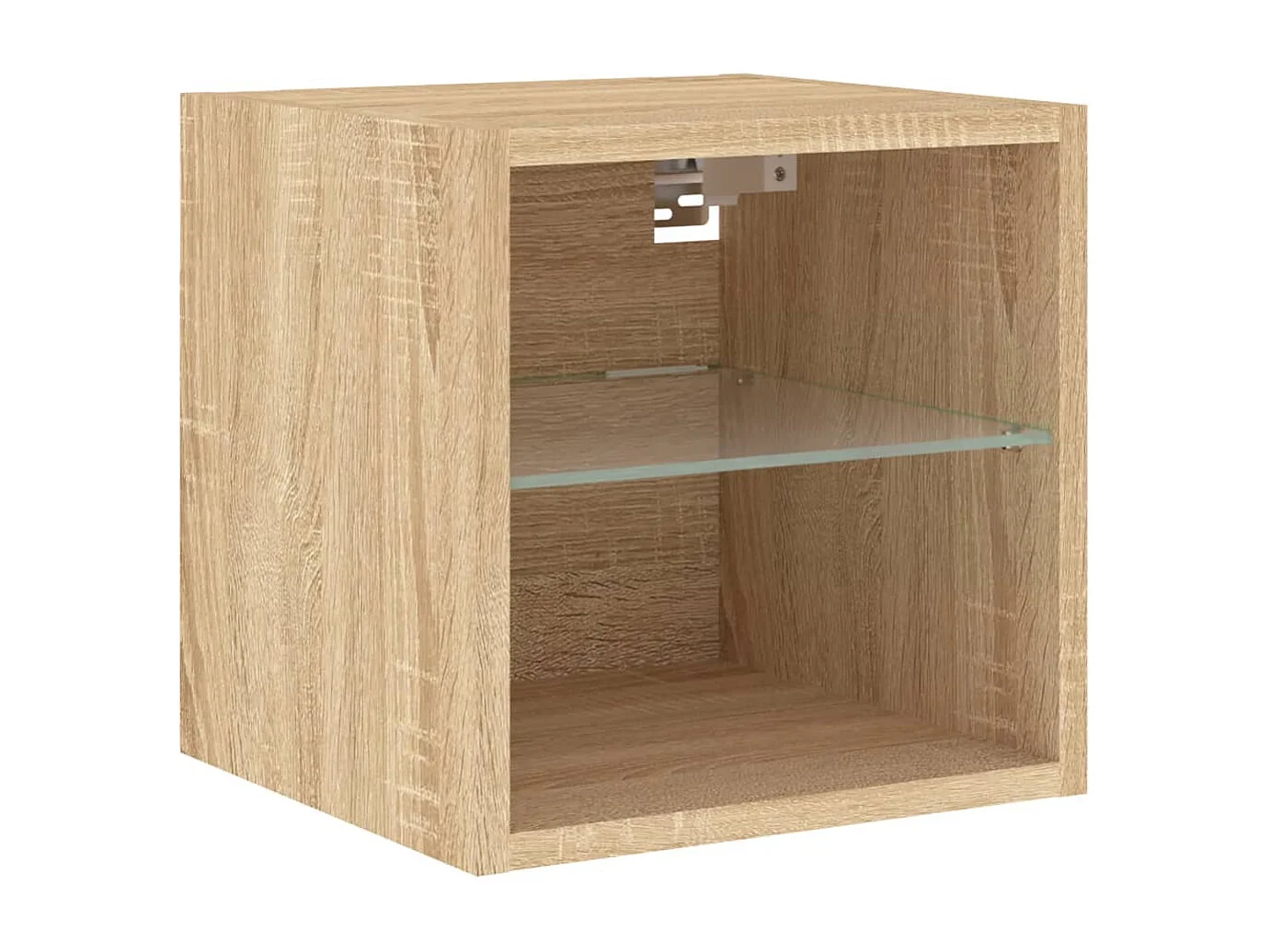 Mueble de TV multimedia estante para TV aparador de TV comedor sala de estar dormitorio con LED 6 piezas madera de ingeniería de roble Sonoma marrón 02_0029455