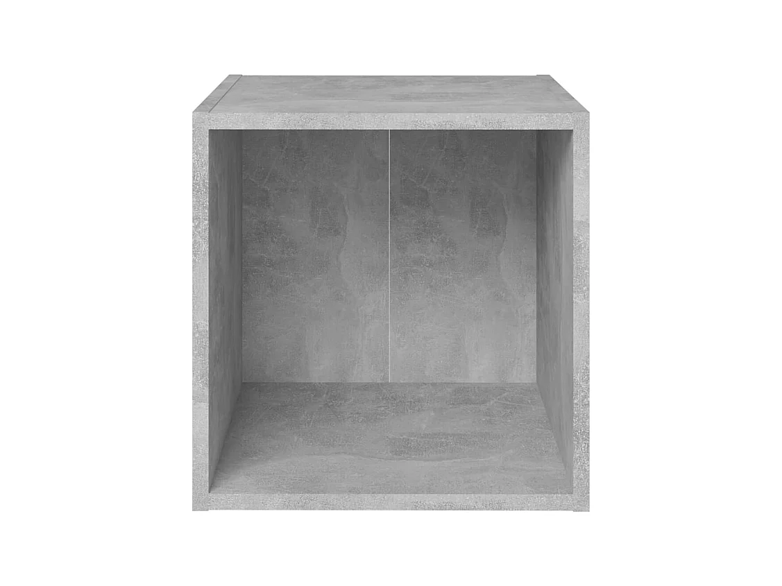 Set di mobili credenza TV soggiorno camera da letto soggiorno 8 pezzi in legno ingegnerizzato grigio 02_0025256