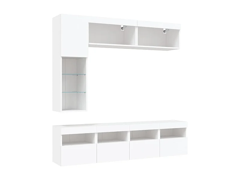 Ensemble de meubles armoire blanc 60 x 30 x 30 cm 02_0025359