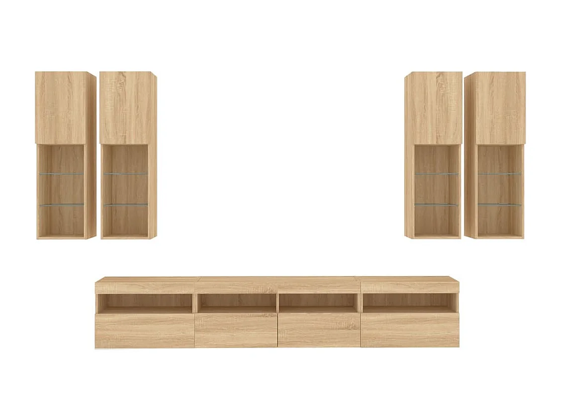 Ensemble de meubles armoire marron 100 x 30 x 40 cm 02_0025373